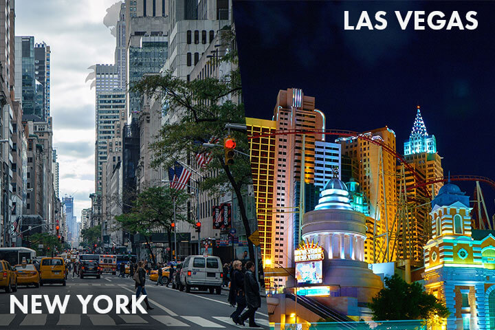 New York New York Las Vegas vs Paris Las Vegas 