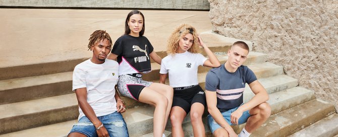 JD Sports models with new collection