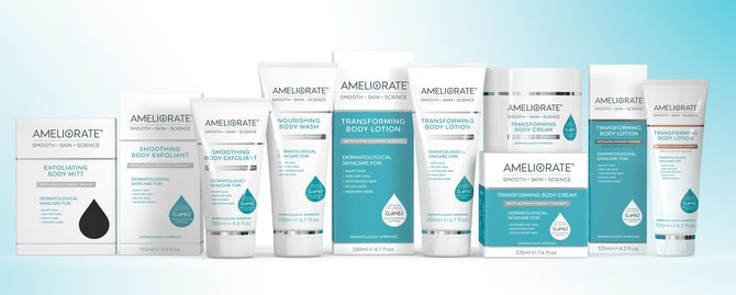 Ameliorate skincare range