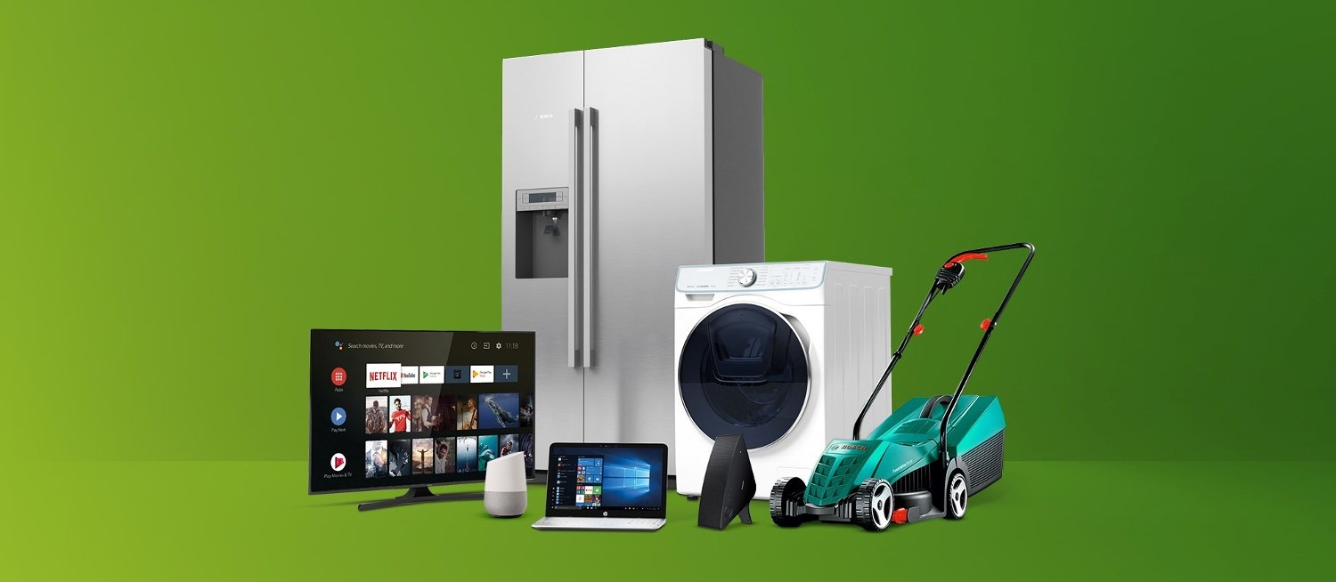 ao electronics product range