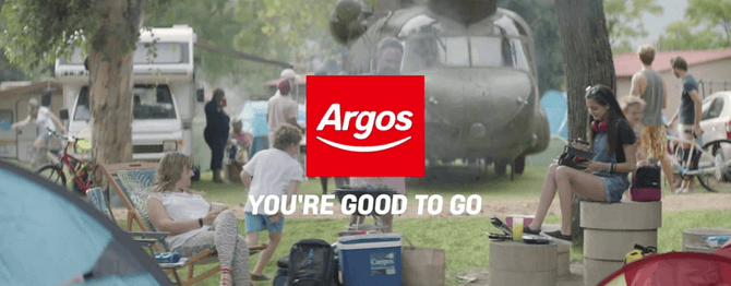 Argos discount code slogan banner image