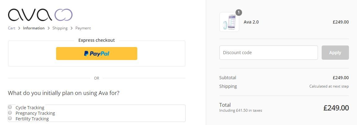 ava discount code redemption box