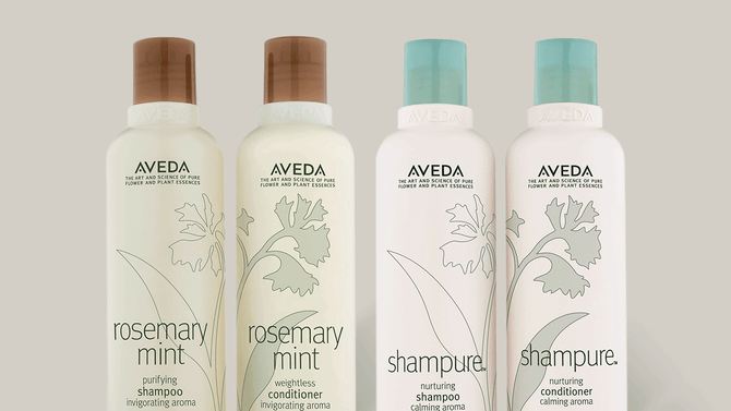 Aveda product range