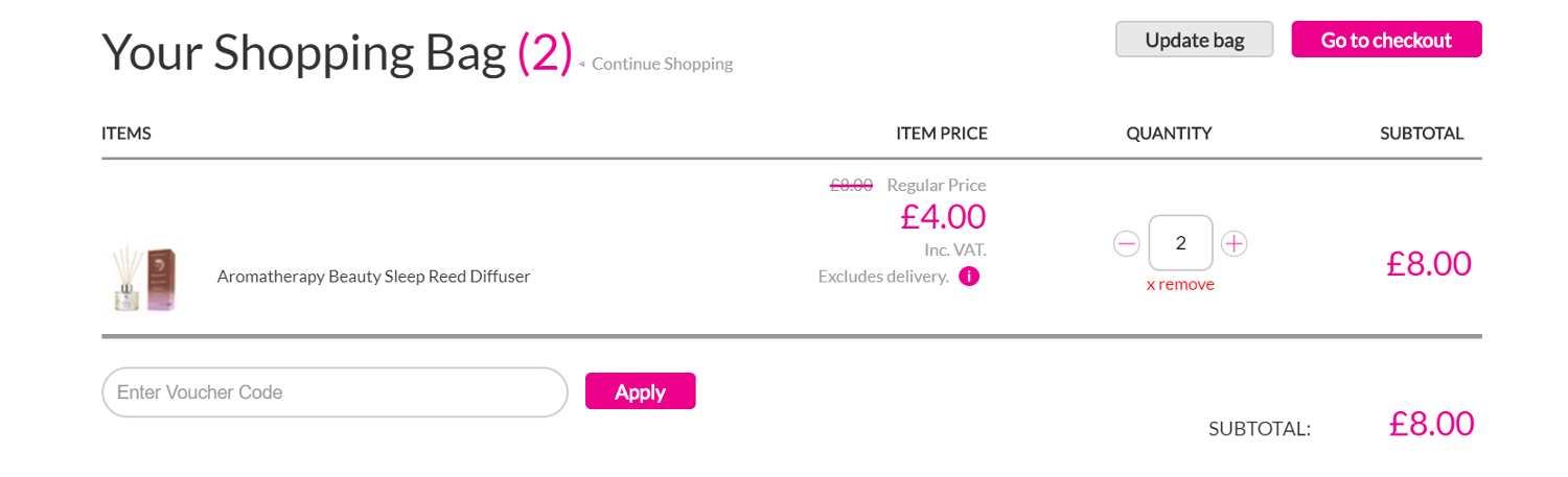 Avon checkout