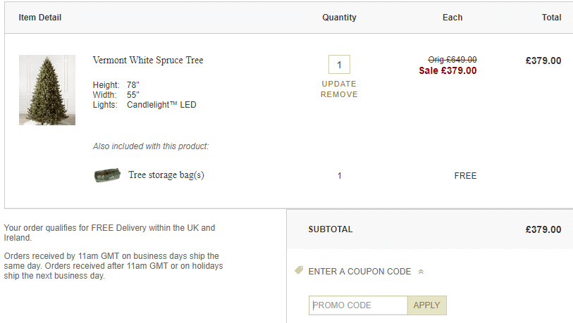 Balsam hill voucher code deals