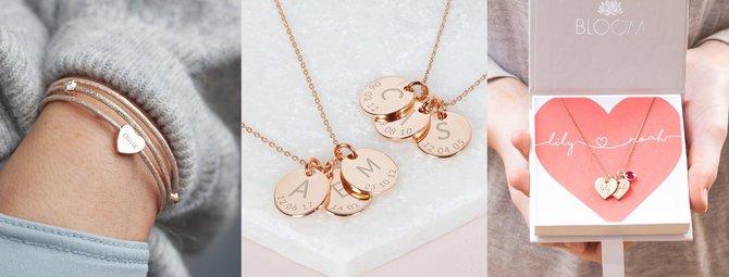Bloom Boutique personalised bracelet collection