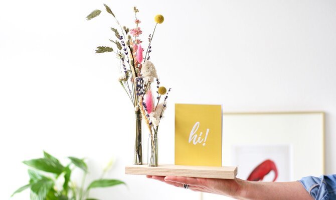 BloomPost flower gift and card