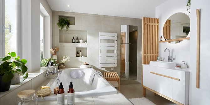 B&Q stylish bathroom
