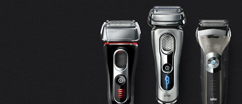 Braun selection of shavers