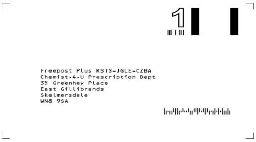 Chemist 4 U private prescription freepost address