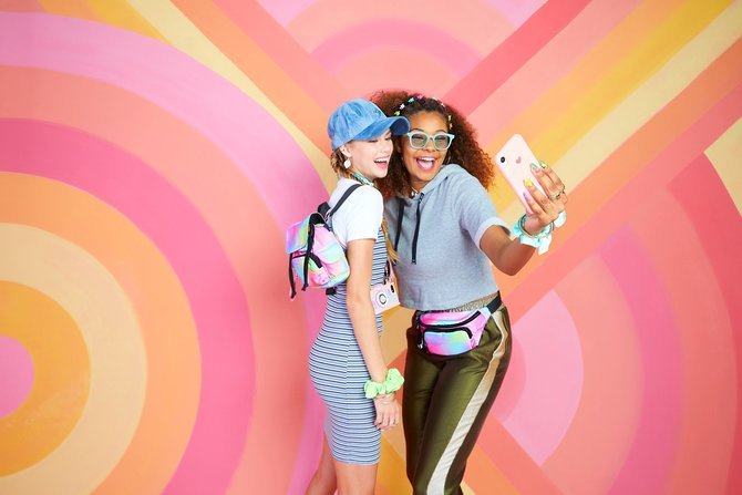 Two girls in Claire&apos;s accessories