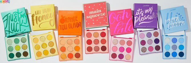 Colourpop makeup selection