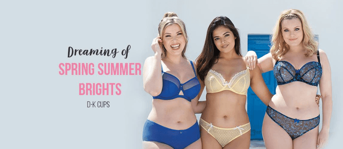 Lingerie models wearing Curvy Kate underwear