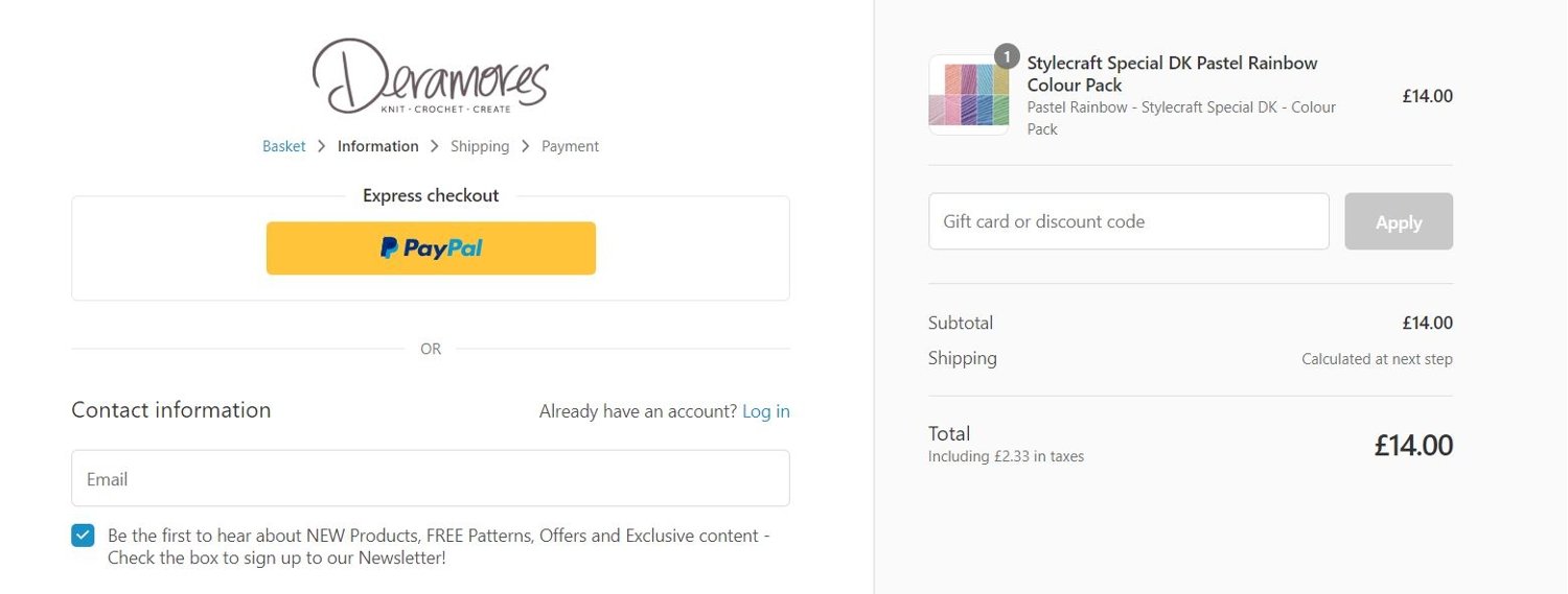 deramores discount code redemption box