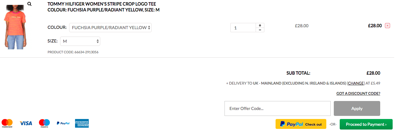 Diffusion discount code input box