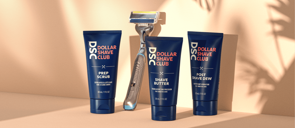 mens shaving kit from dollar shave club