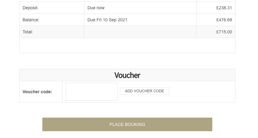 Dorset Hideaways discount code box