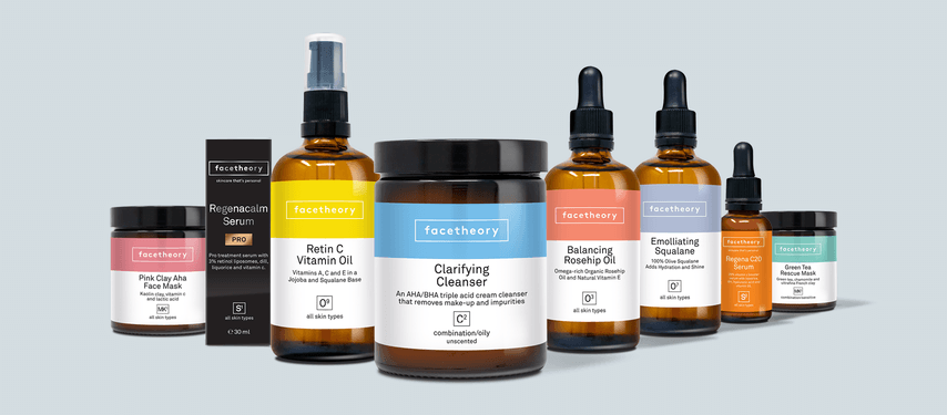 facetheory vegan skincare products