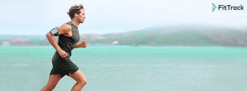 Man running using FitTrack