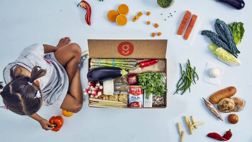 Gousto meal box banner