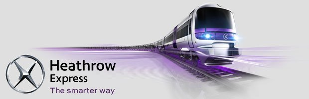 Heathrow Express train banner image