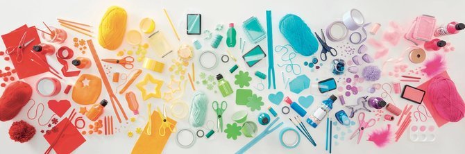 Hobbycraft art supplies selection