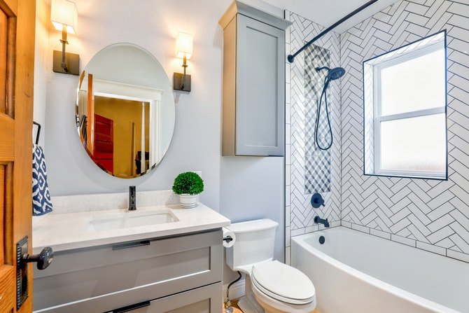 Modern bathroom