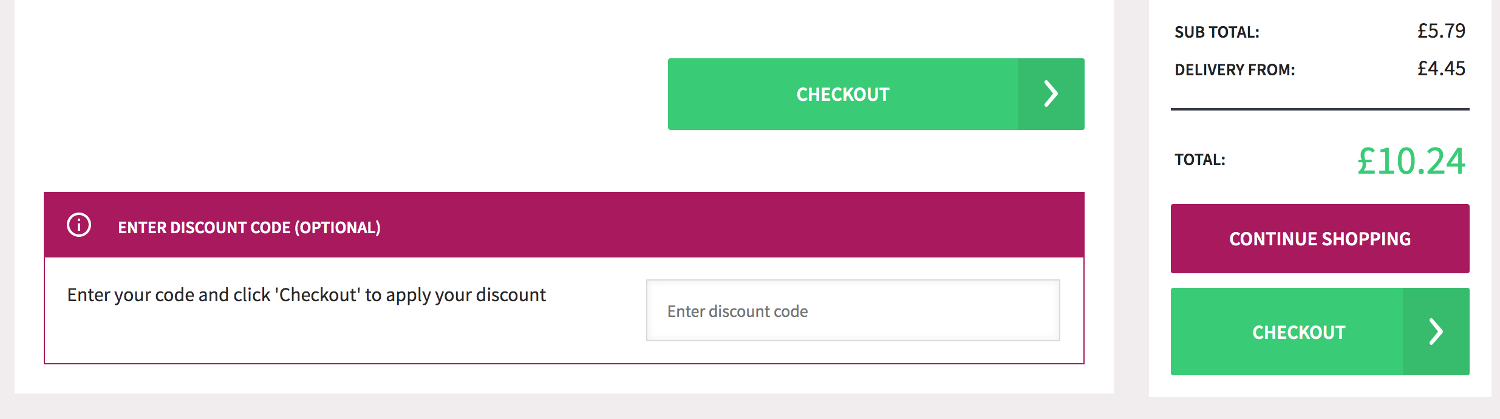 The Independent Pharmcy discount code box screenshot