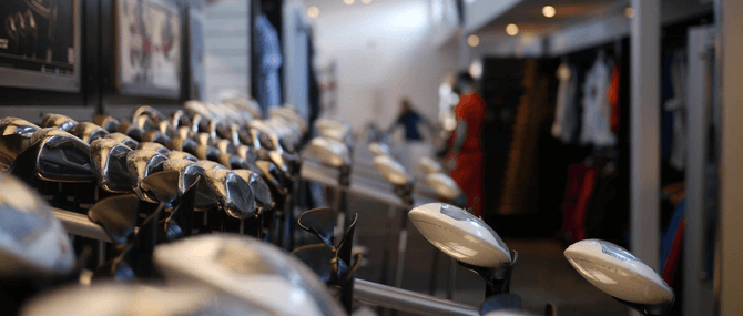 Selection on golf clubs