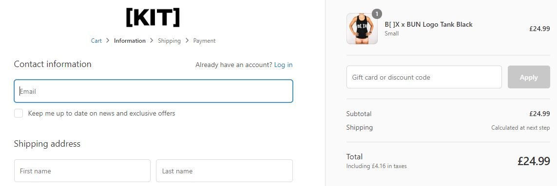 KITBOX discount code redemption box