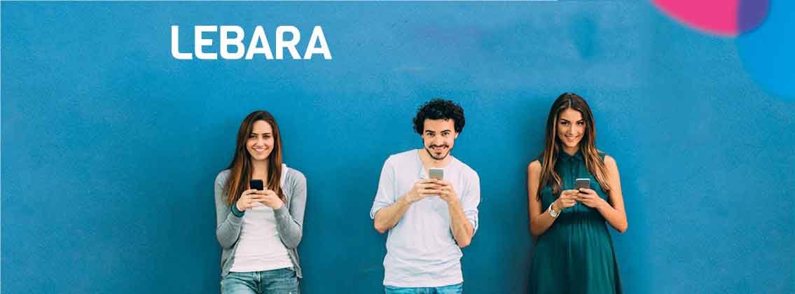People using their Lebara Mobile phone