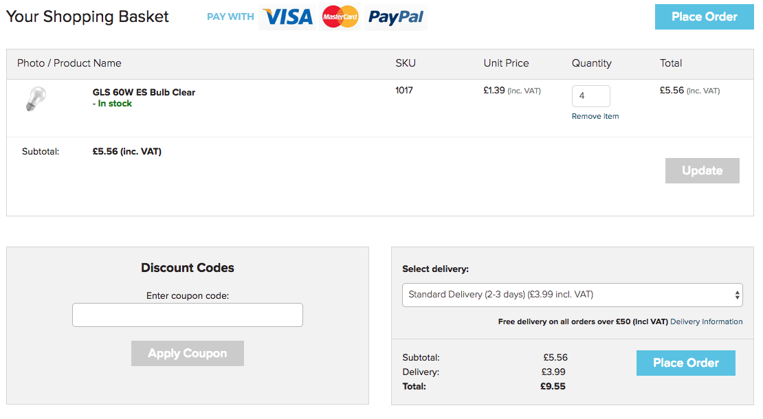 Lightbulbs Direct discount code redeem image