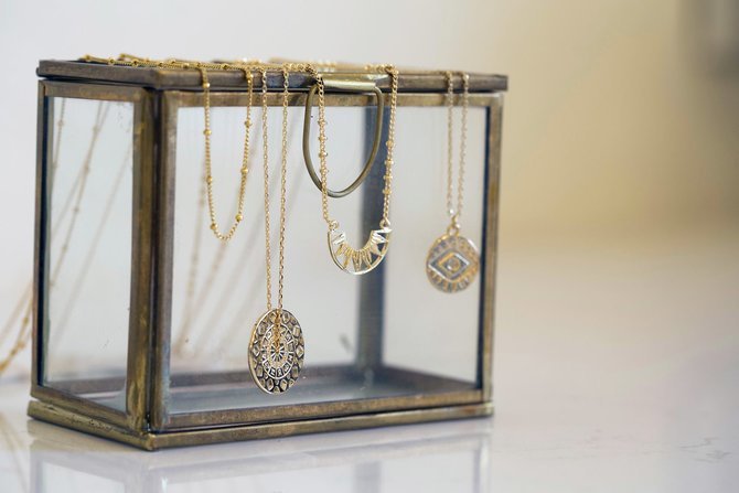 Lisa Angel jewellery and box