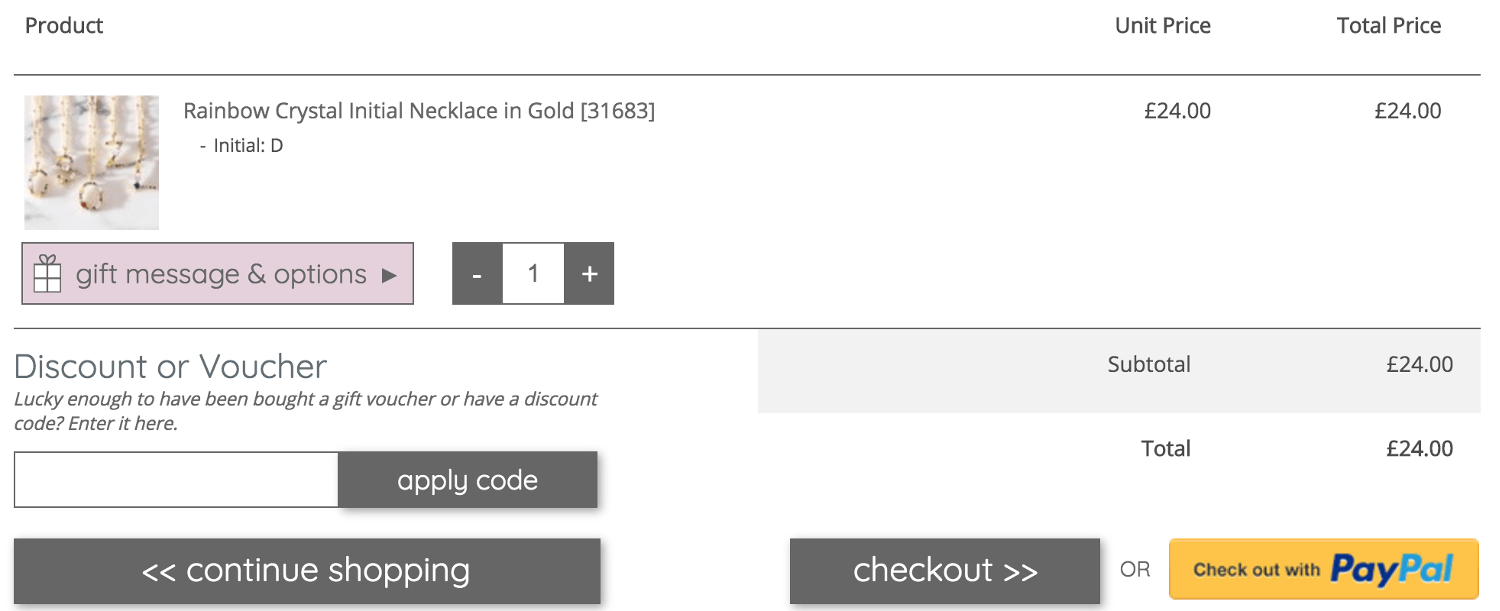 Lisa Angel discount code box