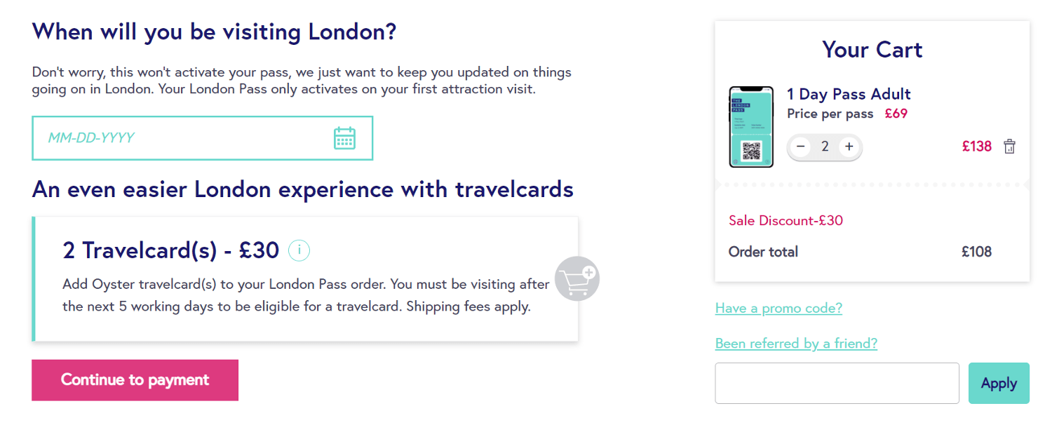 10 Off London Pass Discount Codes & Vouchers November 2022