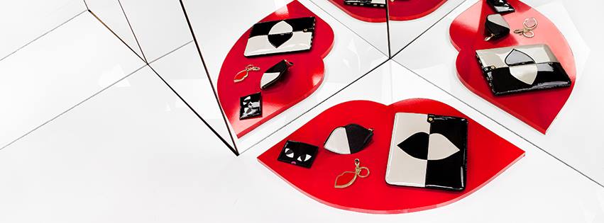 Lulu Guinness lips handbag accessories