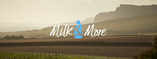 Milk & More British countryside banner