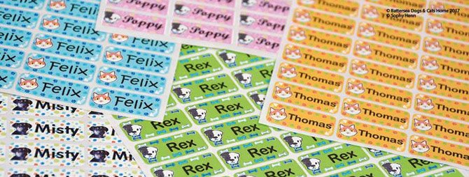 Selection of personalised stickers