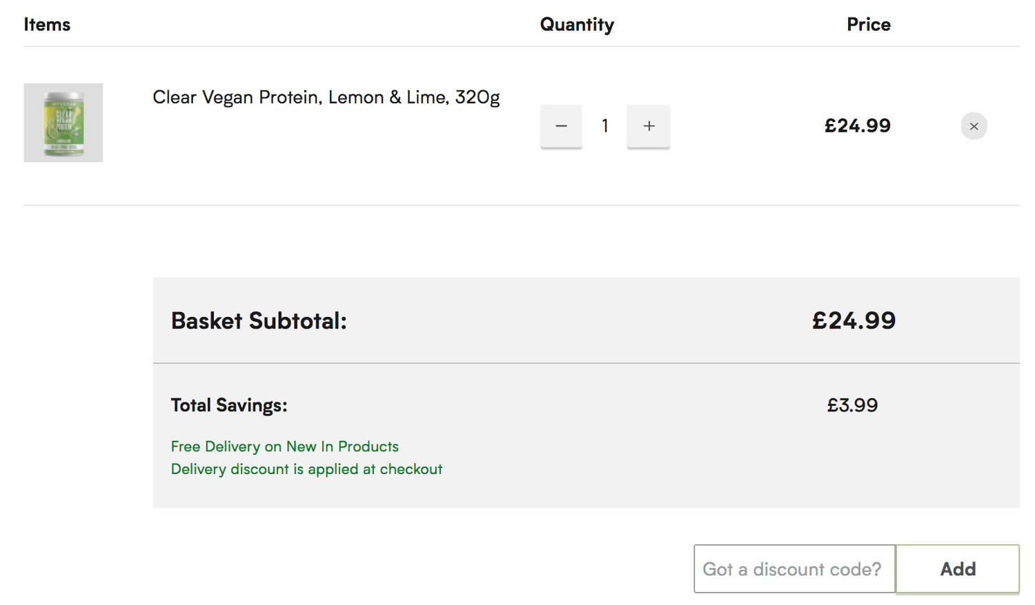 Myvegan discount code box