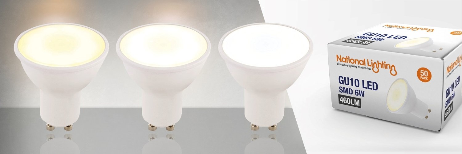 National Lighting discount codes banner - light bulbs