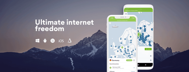 NordVPN offers private internet security