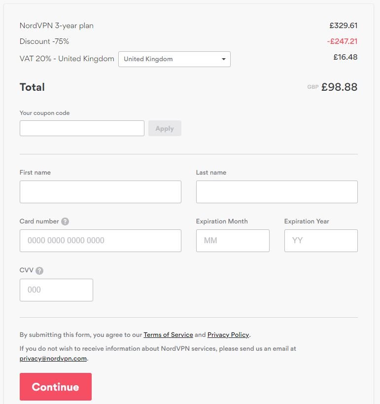How to use NordVPN discount code