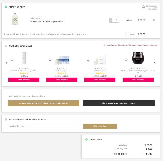 perfumes club voucher code