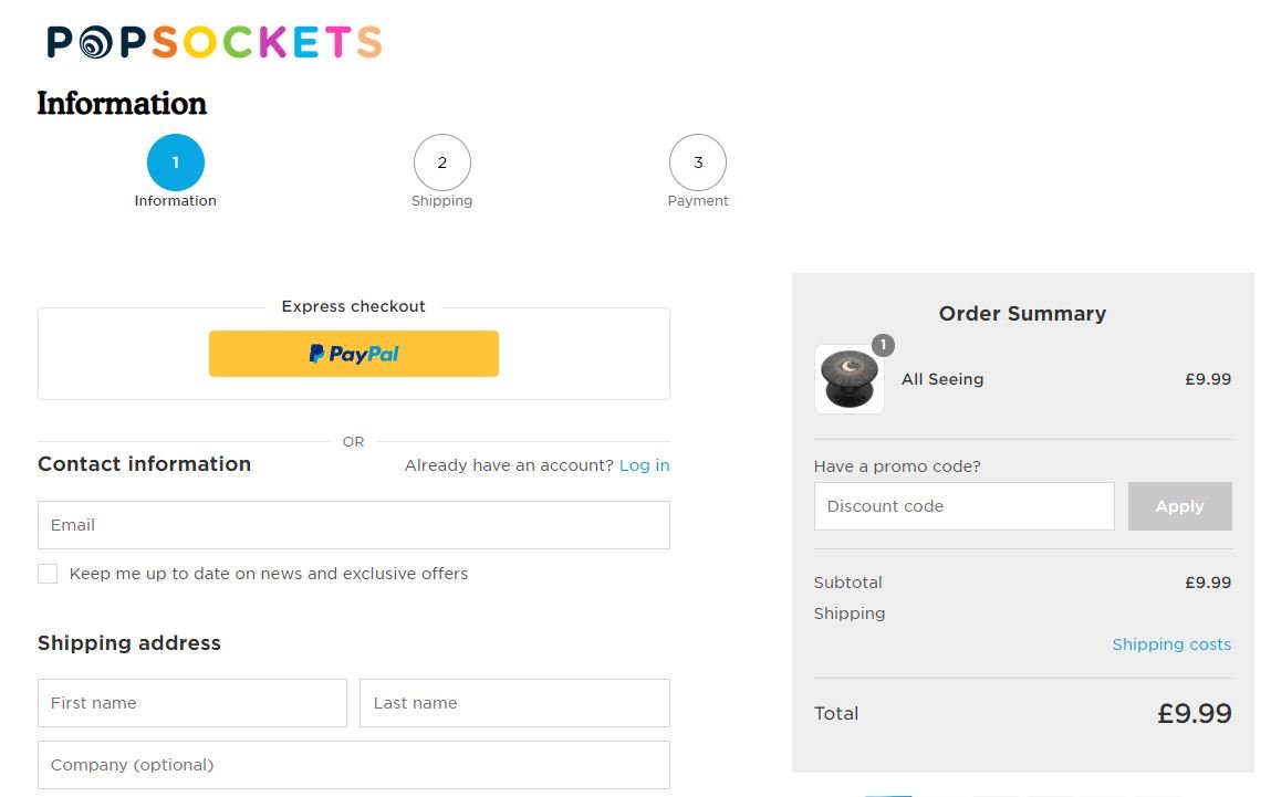 popsockets discount code redemption box