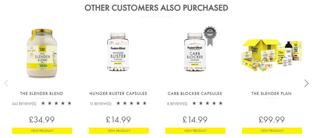Protein World other customers also purchased