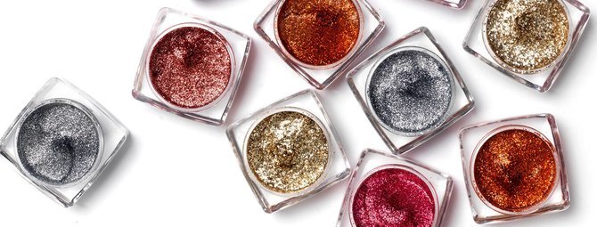 Revolution Beauty glittery eyeshadows