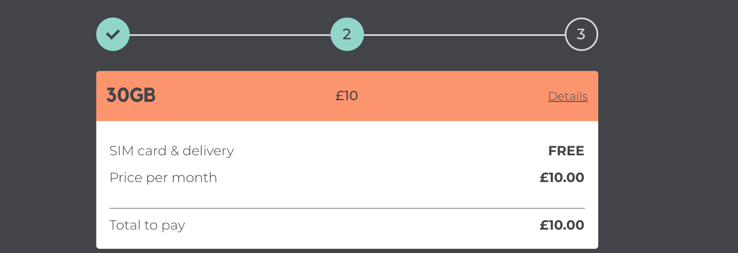 Smarty offer basket screenshot