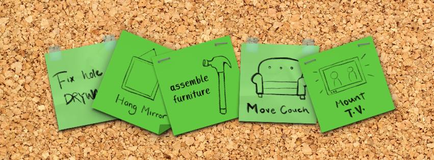 TaskRabbit to-do list of errands