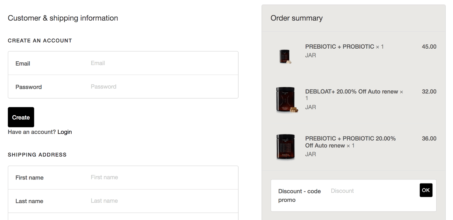 The Nue Co discount code box