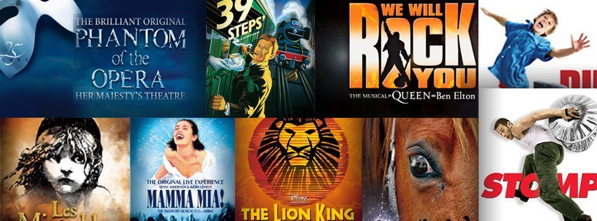 Theatre Tickets Direct West End Show posters